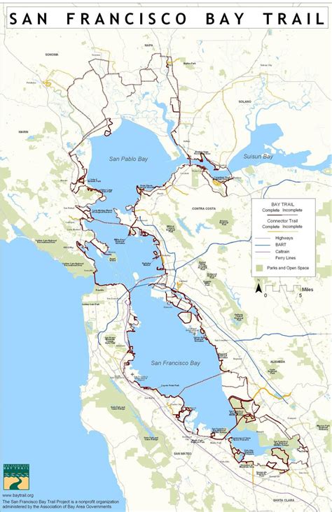 san francisco bay cities|map of sf bay trail.